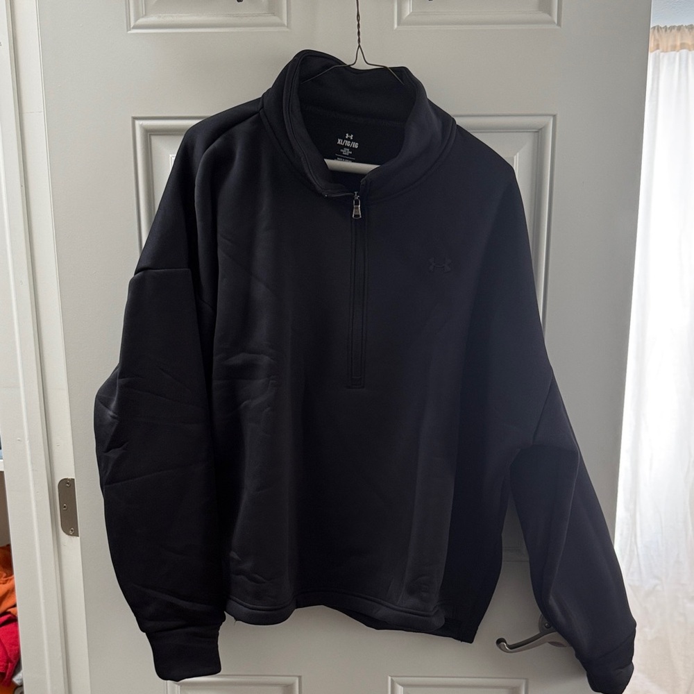 Under Armour womens Black Zip-Up Sweater